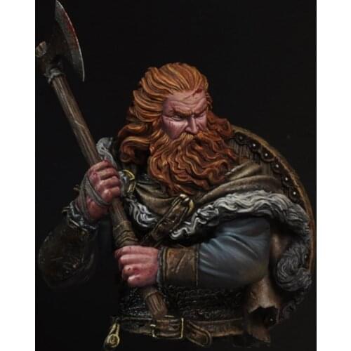 1/10 ancient man officer bust Resin figure Model kits Miniature gk Unassembly Unpainted