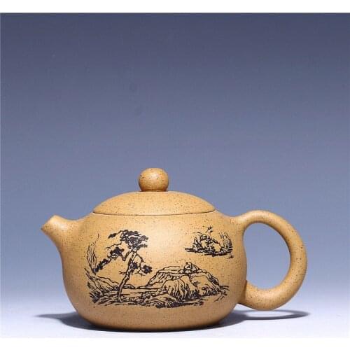 180ml Authentic Chinese Kungfu Ceramic teapot Yixing purple clay Zisha tea pot pu'er tea black tea gift Wholesale Free shipping