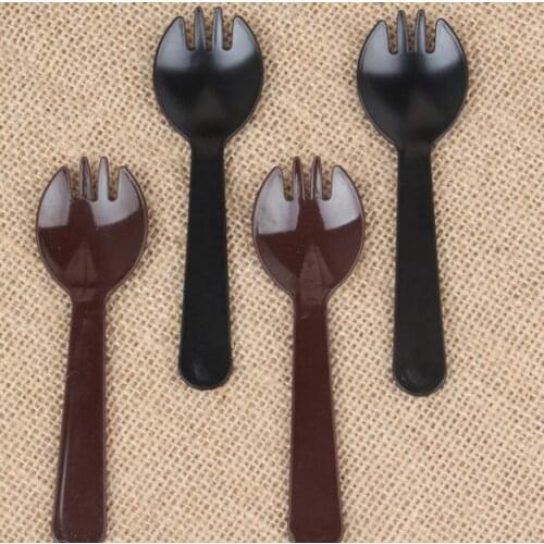 4000pcs plastic icecream spoon ice cream scoops cake fork spoon