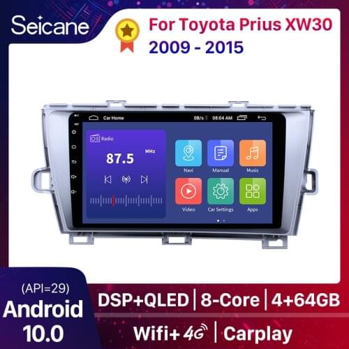 Seicane Android 8.1 2 Din Car radio Multimedia Video Player GPS For Toyota Prius 2009 2010 2011 2012 2013 Left hand driver