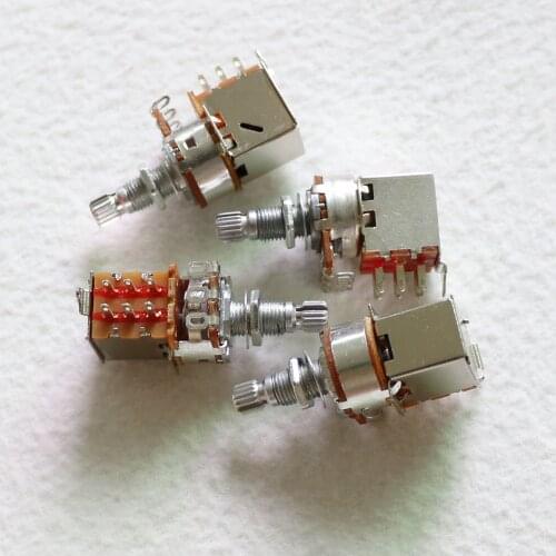 Sell Free Shipping Guitar parts 4pcs/pack B500K/B250K Volume control push pull guitar pots