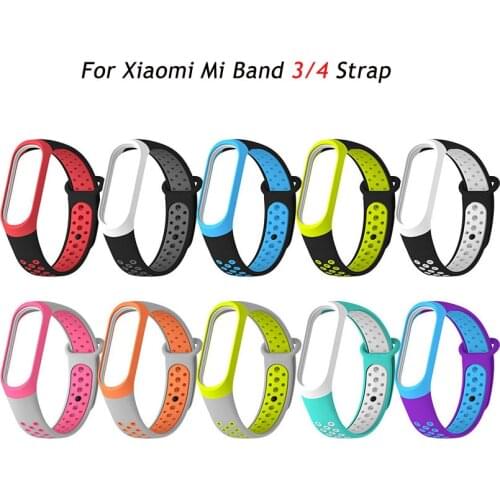 2020 For Mi Band 4 Correa Bracelet for Xiaomi Mi Band 3 4 Wrist Strap Watch Silicone Watch Band