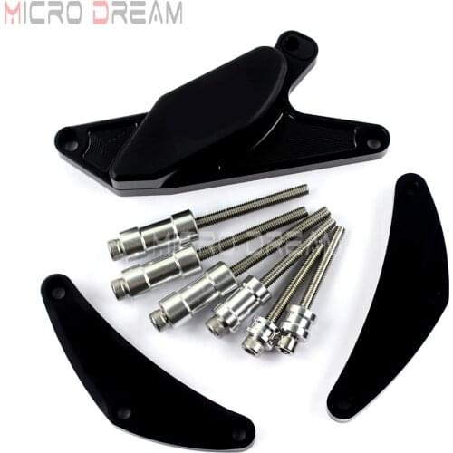CNC Aluminum Motorcycle Engine Sliders Guard Crash Pad Cover Black for Suzuki GSXR600 GSXR750 GSXR 600 / 750 2006-2012