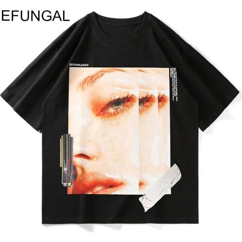 Мужские футболки оверсайз EFUNGAL China At AliExpress