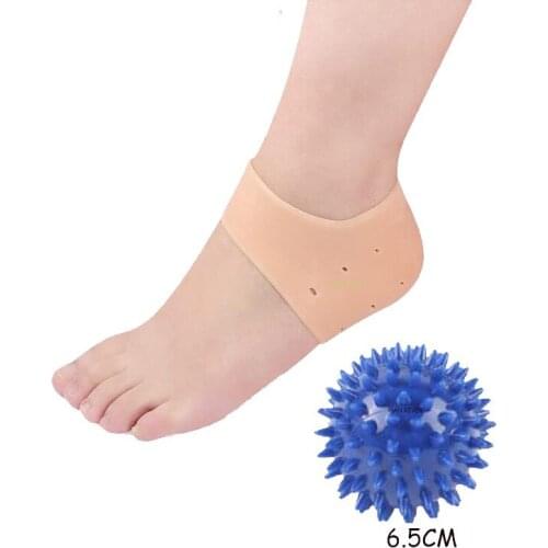 HANRIVER Free Shipping Footful Spiky Massage Ball Trigger Point Sport Hot selling Silicone heel protector