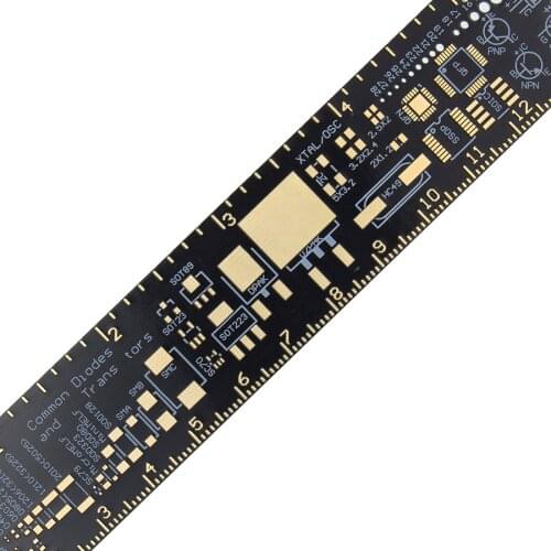 PCB Reference Ruler v2 - 6" PCB Packaging Units for Electronic Engineers 15cm 1pcs