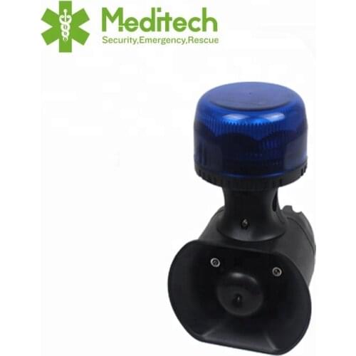Meditech MT-MS03 motorcycle siren with 20Watt speaker and led warning beacon