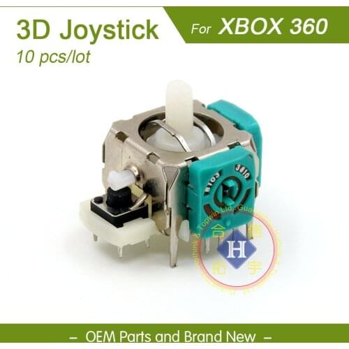 HOTHINK 10pcs/lot New Replacement 3D Joystick Analog Sensor Module for Xbox 360 Slim Wireless Wired Controller gamepad