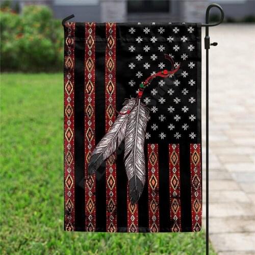 Native Flag 3D Full Printing Garden Flags Hanging House Flag Garden Flag Decoration Double-sided Printing 03