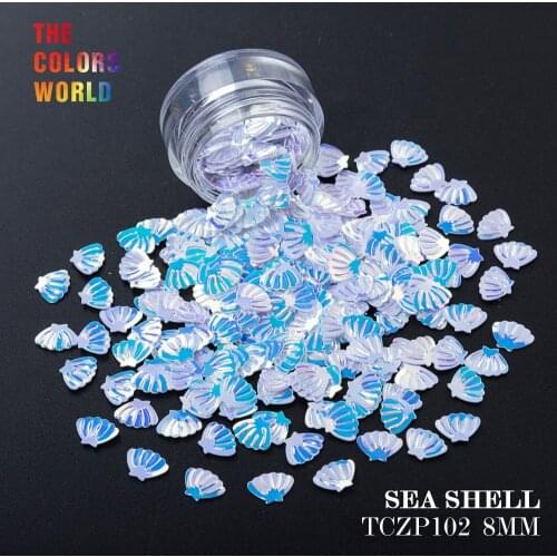 TCT-165 Shell 8MM Sequins For Nail Art Decoration Body Art FacePainting Nail Gel Polish Manual DIY Decoration Crafts Decoration