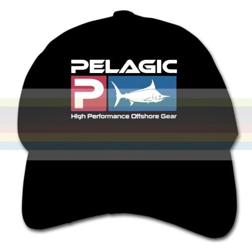 Pelagic Black Print Print Light Childrens baseball cap. Adjustable childrens cap. Travel cap outdoor