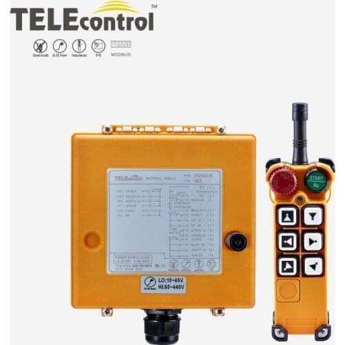 Industrial Remote Control F26-C3 Crane Lift Button Switch 6 buttons 1 receiver 1 transmitter for hoist crane