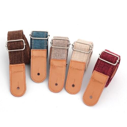 Adjustable Ukulele Strap with PU Leather Ends for Ukulele 4 String Guitar Parts