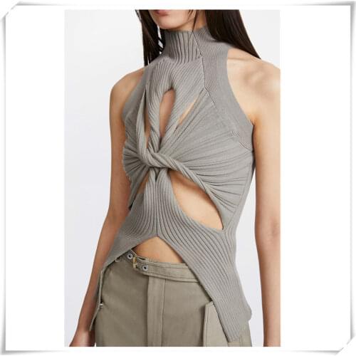 Summer Khaki Black Orange Women Slim Crop Top Cropped Vest Tops Camisole Sexy Tank Top Female Sling Backless Shirt Nightclub