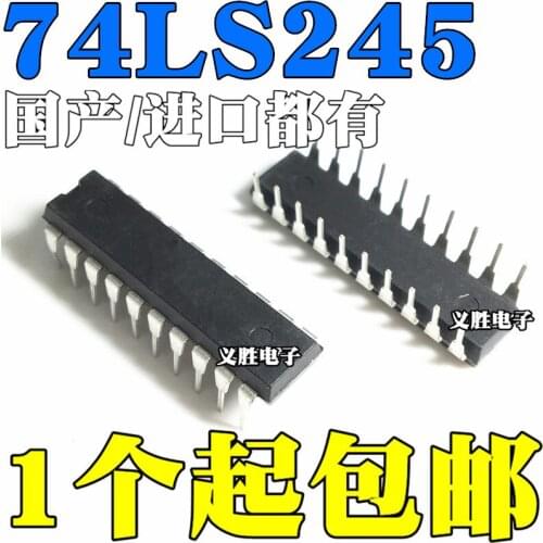 10pcs/lot / SN74LS245N 74LS245 DIP20 HD74LS245P In Stock