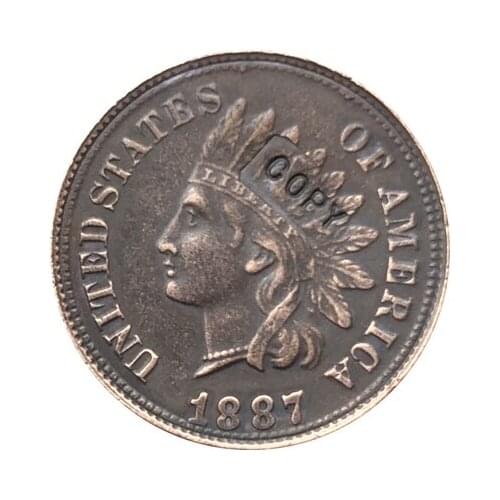 1887 Indian head cents coin copy FREE SHIPPING