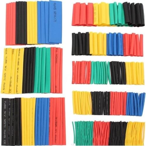 2:1 Polyolefin Shrinking Assorted Heat Shrink Tube Wrap Wire Cable Insulated Sleeving Tubing Set 127pcs/328pcs/530pcs
