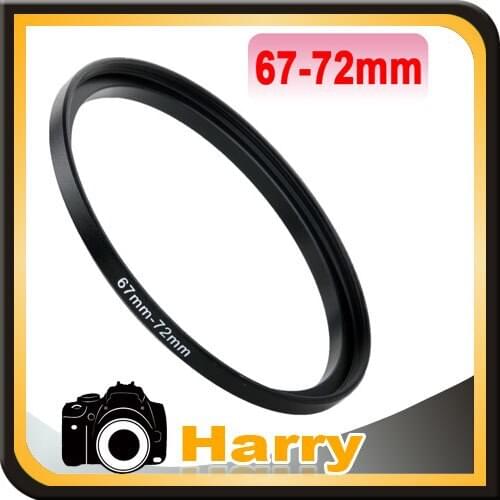 2pcs 67-72mm 67 to 72mm Metal Step Up Rings Lens Adapter Filter