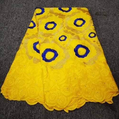 African Lace Fabric Hot Sale Swiss Voile Lace In Switzerland Dubai 2021 Latest Cotton Swiss Lace Fabric Nigerian Embroidery 5Y