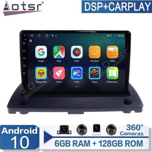 6+128G For VOLVO C30 S40 C70 2006-2012 Android 10 Car Radio Player GPS Navigation DSP Car Auto Stereo Video HD Multimedia