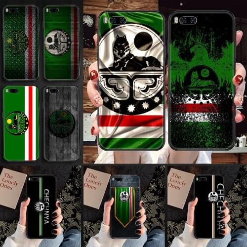 Chechen National Flag Phone case For Xiaomi Mi Max Note 3 A2 A3 8 9 9T 10 Lite Pro Ultra black art cell cover soft prime