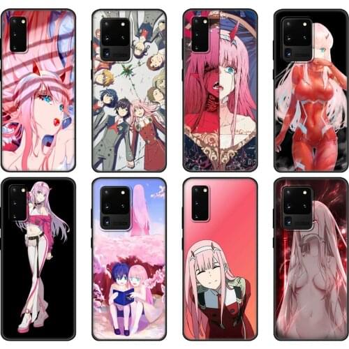 Black tpu Case For Samsung galaxy S20 /S20 PLUS/S20 ultra/S20+ /S20FE back cover Zero Two Darling in the FranXX Anime