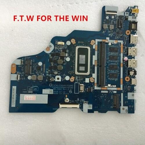 For Lenovo L340-15IWL L340-17IWL Laptop MotherboardWith CPU I7-8565U NM-C091 4GB RAM DDR4 100% Tested