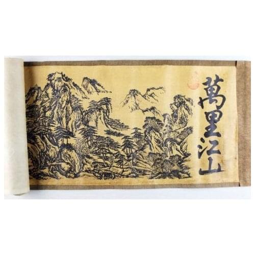 Exquisie Chinese Antique collection Imitation ancient Jiangshan miles Picture