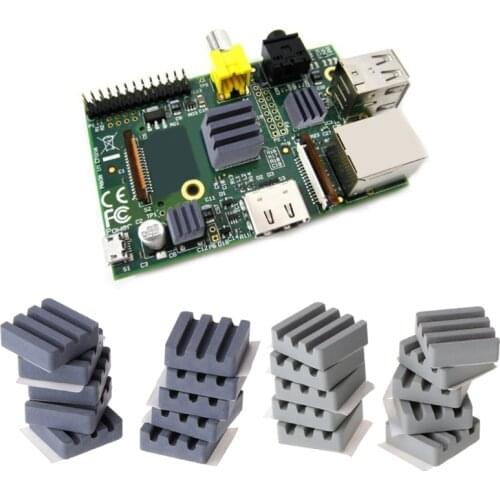 10 PCS Ceramic Heat Sinks CPU Cooling dissipador for Raspberry Pi 3 2B Orange Pi