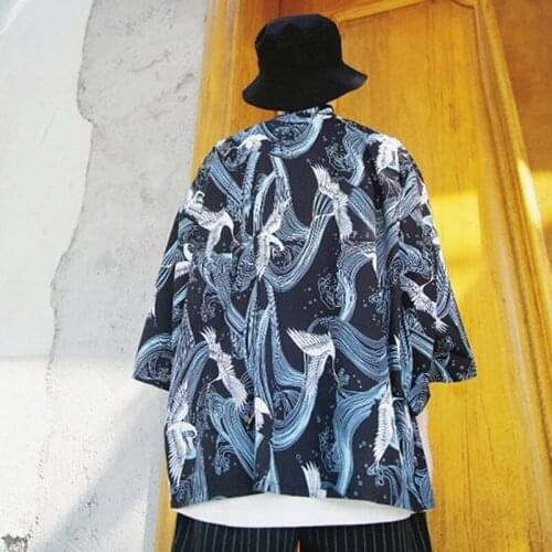 Haori yukata men Japanese kimono cardigan men samurai costume male mens kimono shirt jacket Japanese yukata haori TA503