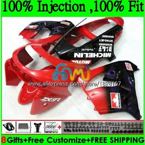 OEM kit For KAWASAKI ZX900 Red black ZX9 R ZX 9R 900CC ZX 9 R 900 29BS.38 ZX-9R ZX9R 98 99 00 01 1998 1999 2000 2001 Fairing