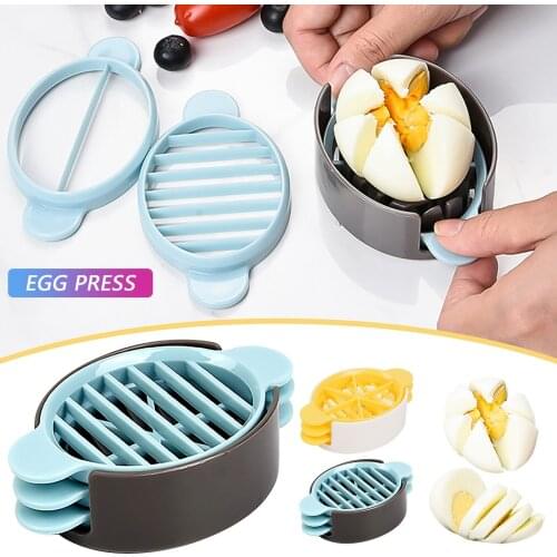 Multifunction Egg Cutter 3 In 1 Kitchen Egg Slicer Section Cutter Divider Mold Splitter Cut Egg Tools Device Kitchen Gadgets