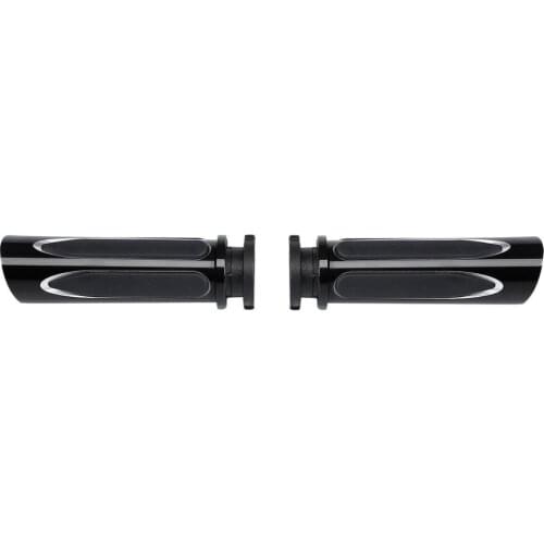 1" 25mm Motorcycle Handlebar Hand Grips For Harley Touring Road Street Gilde