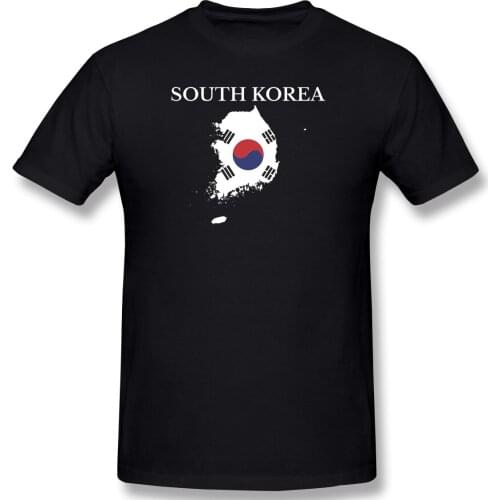 Man South Korea Flag Map Gay, Europe, White, Usa home Novelty Graphic shirt