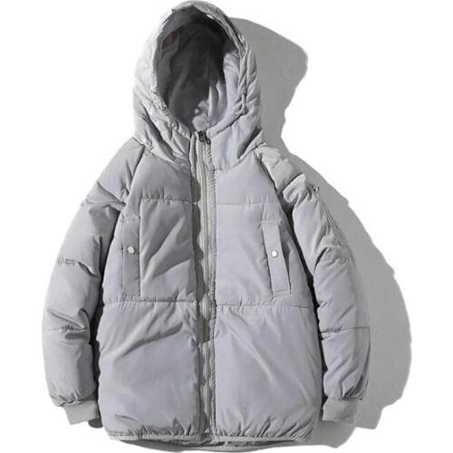 Mens Overcoat Windbreaker Winter Jackets Coat Cotton Thicken Male Hooded Warm Outwear Coats Men Clothing Sportswear