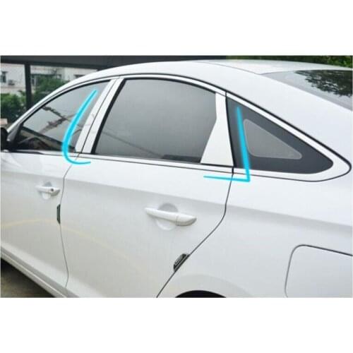 6pcs/set For Hyundai SONATA 2015 2016 ABS Chrome Car Door Handles Cover Trim Car Styling Accessories