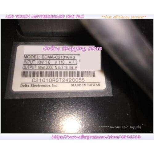 New Boxed Delta AC Servo Motor Oil Seal ECMA-C21010RS 220V 1KW 3.18NM 3000rpm With Key
