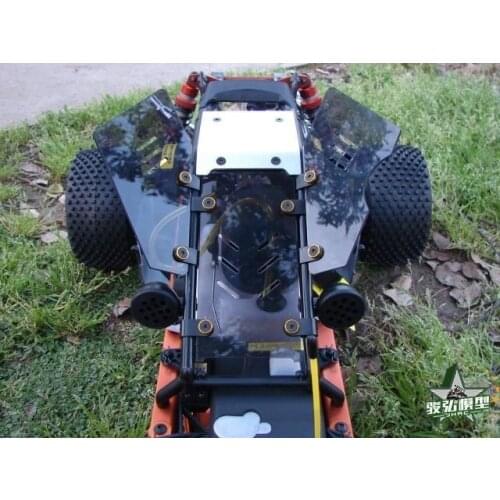 BAJA 5B upgrade windows for Rovan KM HPI 1/5 RC car dust proof window (Black)