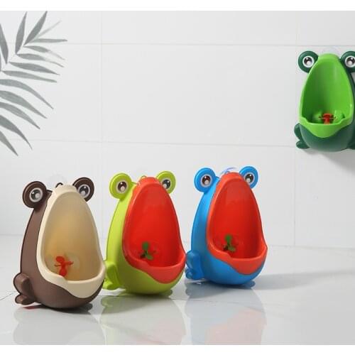 Frog baby toilet urinal kids potty training baby boy urinal baby bathroom toilet wall-mounted urinal