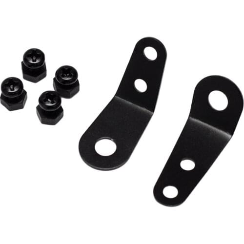 Solid Folding Bike Mudguard Lug Aluminium Alloy Strong Folded Up Bicycle Mud Guard Hanging Hooks with Screws Front Rear Hanger