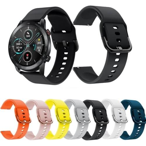 Silicone 22mm Watch strap band for Huawei Watch GT GT2 46mm /GT 2e Sport Smart Wristbands for Huawei honor magic 2 belt