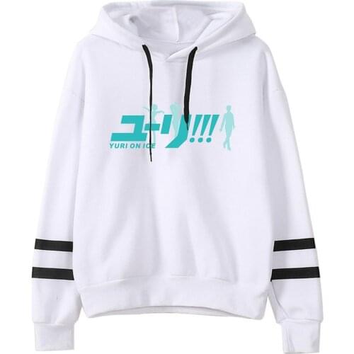 2020 YURI!!! on ICE Hoodie Unisex Pullover Graphic Print Hoodies Sweatshirt Autumn Winter Gifts Casual Pullover Coat