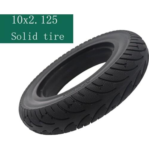 10x2.125 Solid Tire for Electric Scooter Balance Skateboard10 Inch 10x2.0/2.25 Non Pneumatic Solid Tubeless Explosion Proof Tire