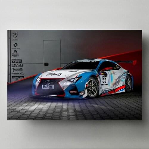 Canvas Paintings Vehicle Lexus race car Supercar Picture Modern Wall Art Posters and Prints for Living Room Decor