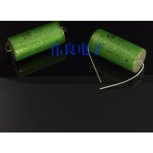 1pcs/1lot Germany ERO Green Wizard MKT 300V 1.5UF oxygen-free copper foot fever capacitor