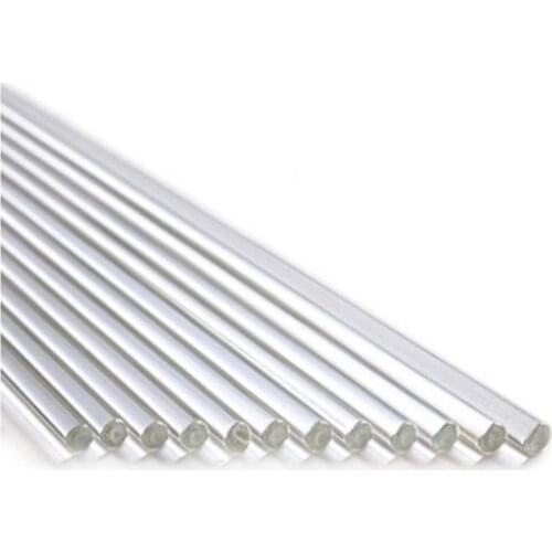 LOT10 6x250mm Lab Glass Stirring Rods Borosilicate High Resistant Stirrer