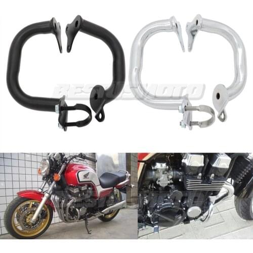 Motorcycle Left/Right Highway Crash Bars Engine Guard Rail Front Side Protector For Honda NIGHTHAWK CB750 CB 750 1992-2011