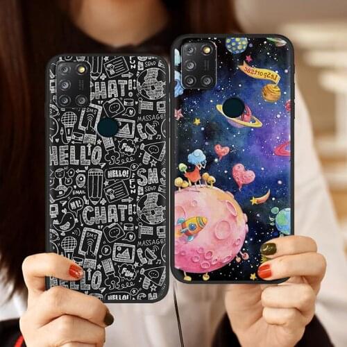 New Durable Phone Case For Alcatel 3X 2020/3X 4CAM Silicone Frosted Full wrap Cartoon Anti-knock