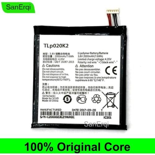 Original Battery for Alcatel 6039 One Touch Idol 3 (4.7) TLp020K1 TLp020K2 Batterie Bateria