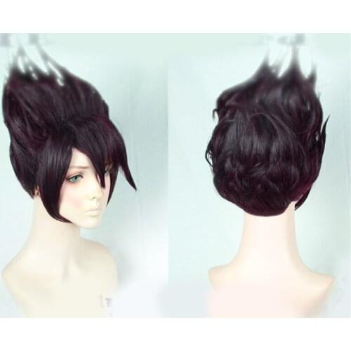 Danganronpa V3: Killing Harmony Momota Kaito Wig Anime Heat Resistant Synthetic Hair Cosplay Decor for Men Boy 1 pcs